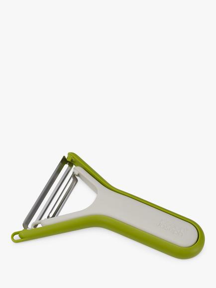 Joseph Joseph Nest Y-Shape Peelers, Set of 2, Green/Stone, Stone