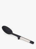 Joseph Joseph Elevated Silicone Head Solid Spoon, Silver/Black