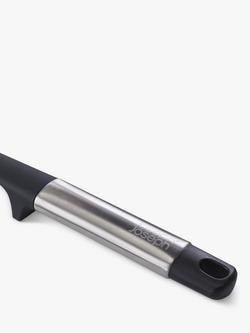 Joseph Joseph Elevated Silicone Head Solid Spoon, Silver/Black - view 2, Silver/Black