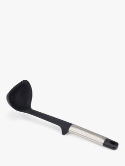 Joseph Joseph Elevated Silicone Head Ladle, Silver/Black, Stainless Steel