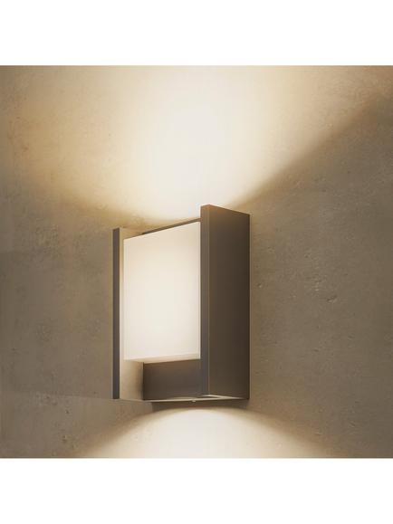Philips Arbour LED Outdoor Wall Light, Anthracite - view 2, Anthracite