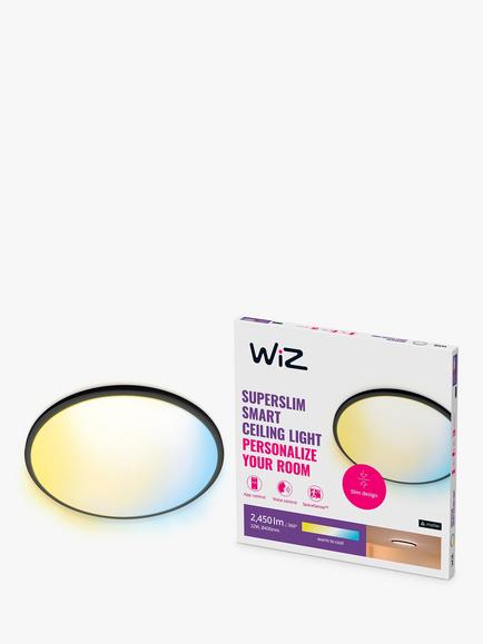 WiZ Smart LED SuperSlim Tunable White Ceiling Light, White