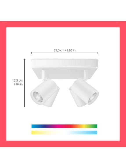 WiZ Imageo Smart 4 Spotlight, White - view 2, White