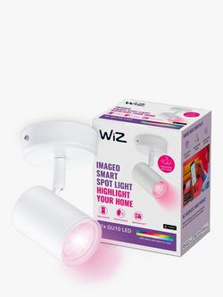 WiZ Imageo Smart Single Spotlight, White, White