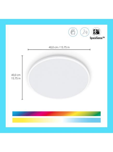WiZ Smart LED Rune Dual Zone Tunable White Ceiling Light - view 2, White