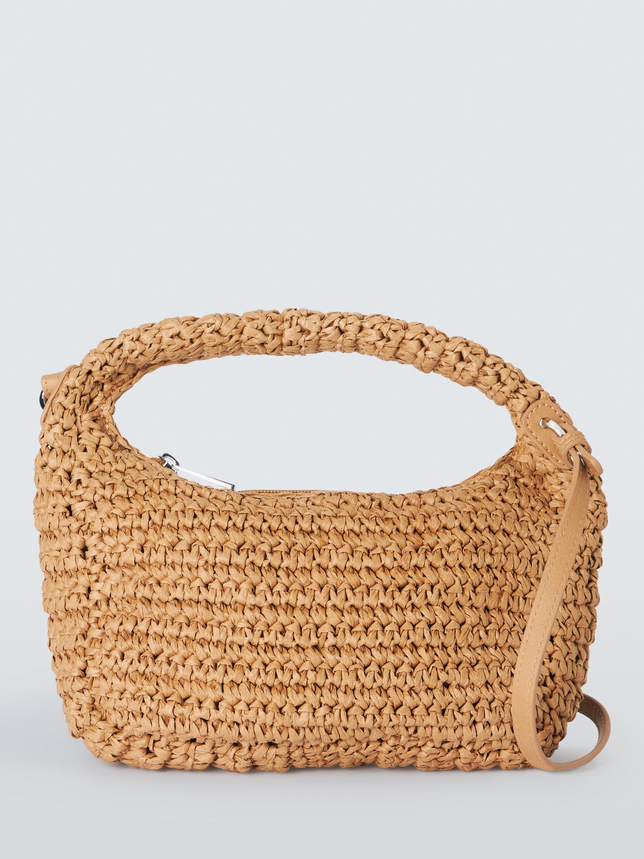 John Lewis ANYDAY Raffia Scoop Bag