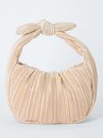 John Lewis Satin Knot Grab Bag, Champagne