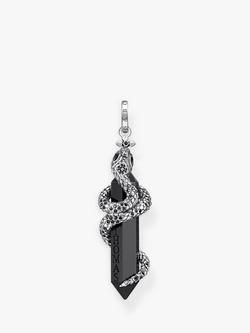 THOMAS SABO Mystic Snake Onyx Pendant, Silver, Silver