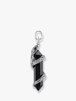 THOMAS SABO Mystic Snake Onyx Pendant, Silver - view 2, Silver