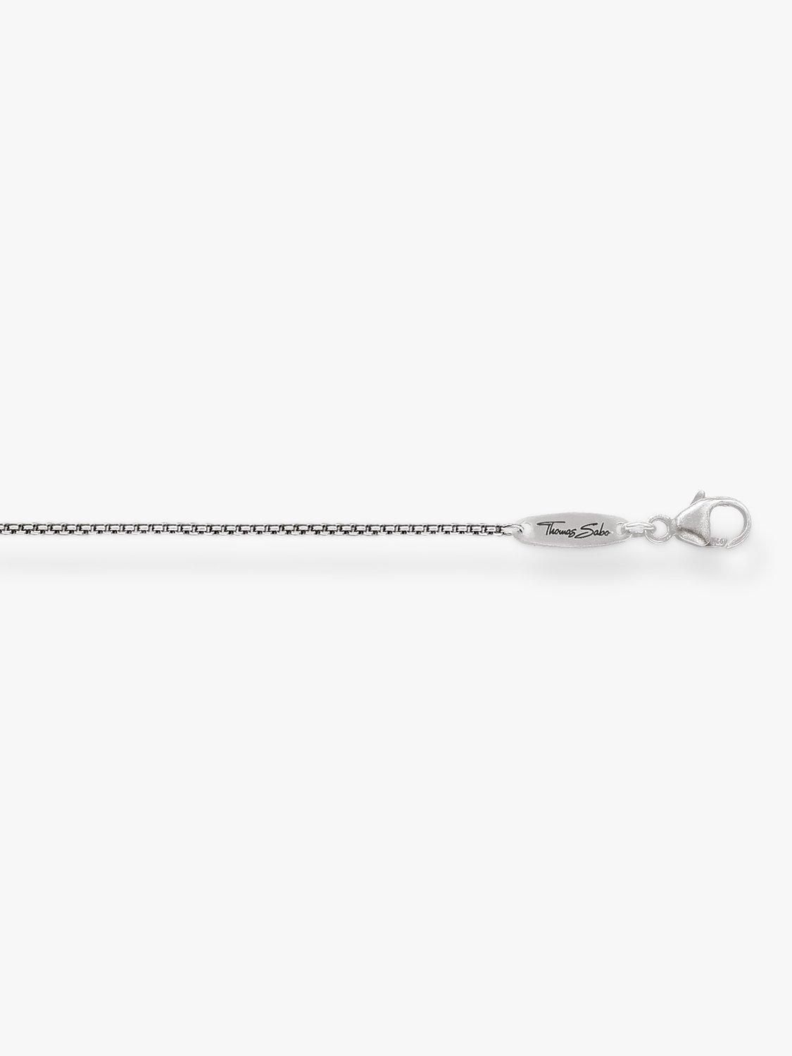 Product image 2 of 3, which shows THOMAS SABO Men's Venetian Chain Necklace, Silver