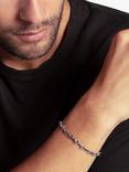 THOMAS SABO Textured Link Bracelet, Silver