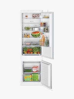 Bosch Series 2 KIV87NSE0G Integrated 70/30 Fridge Freezer, White, White