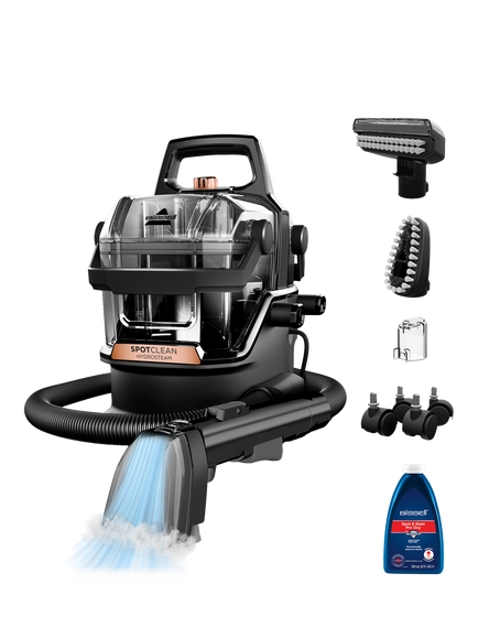 BISSELL SpotClean Hydrosteam Steam Spot Cleaner, Black/Copper, Black/Copper