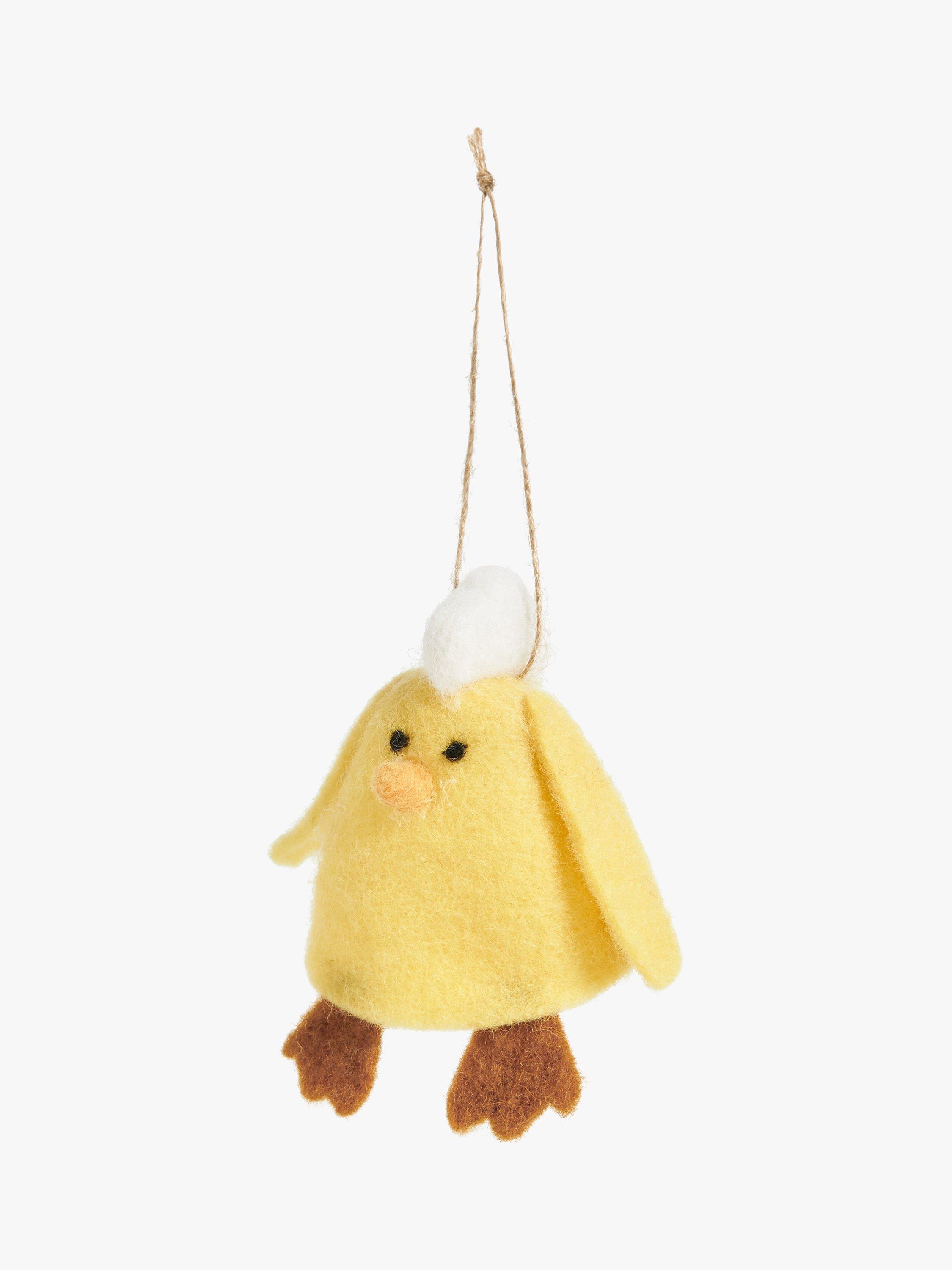 John Lewis Felt Chick Hanging Decoration