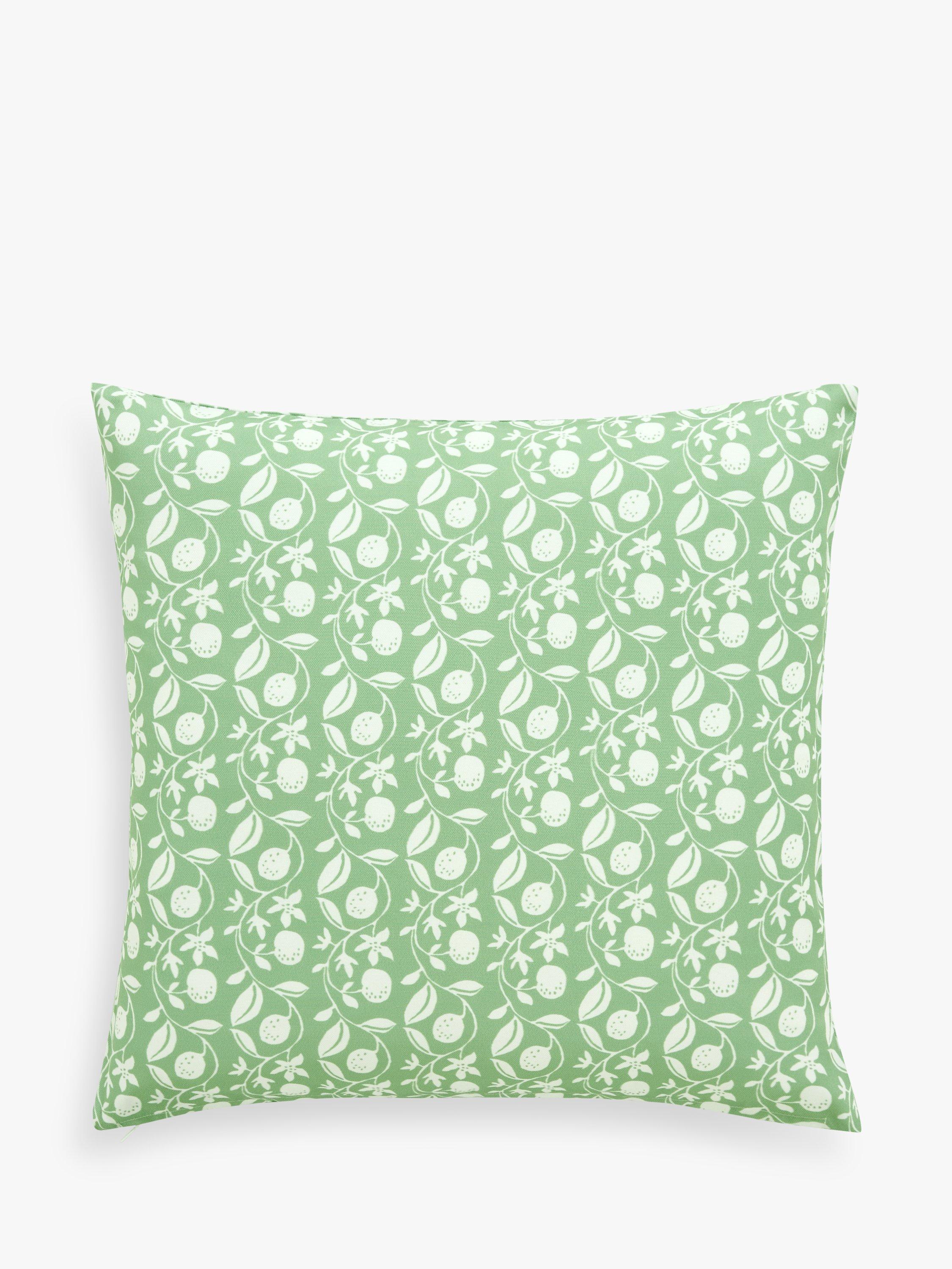 John Lewis Trailing Stem Indoor/Outdoor Cushion, Green