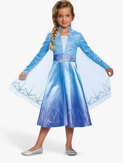 Disney Princess Frozen 2 Elsa Deluxe Children's Costume, Blue