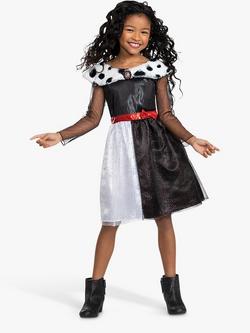Disney Princess Cruella Classic Children's Costume, Multi