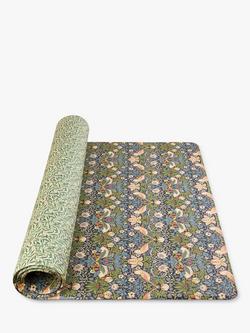 Totter + Tumble x  Morris & Co Collection Compact Reversible Playmat, Strawberry Thief/Willow Boughs, Strawberry Thief/Willow Boughs