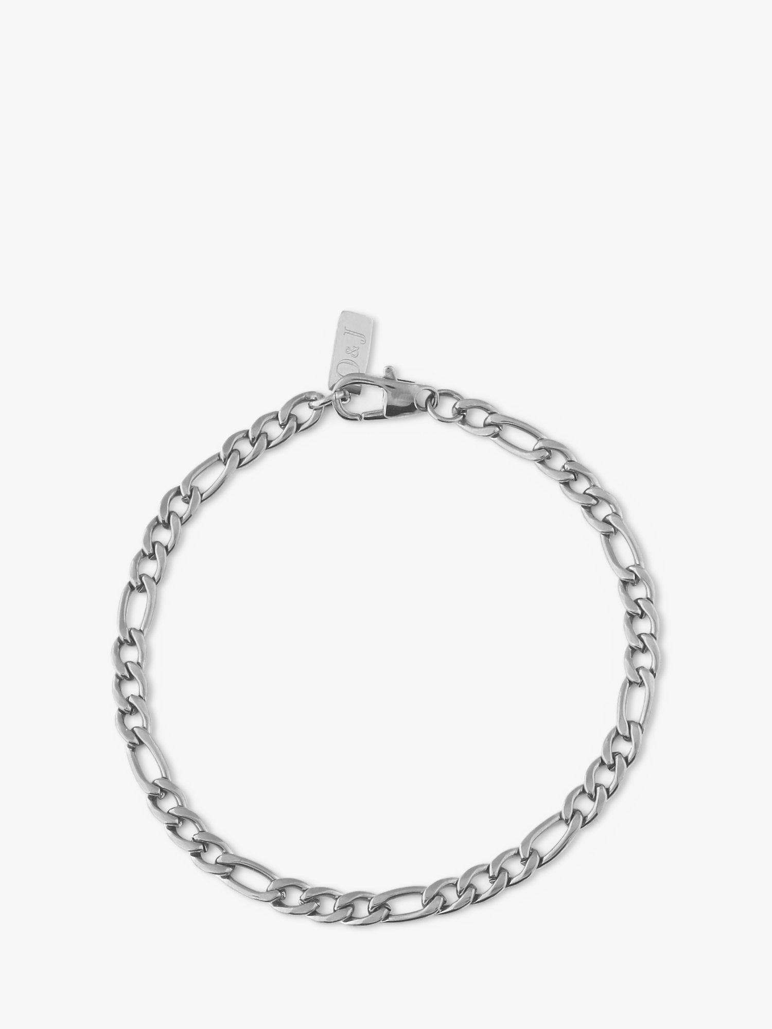 Orelia & Joe Figaro Chain Bracelet, Silver