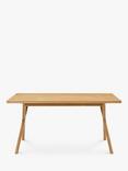 John Lewis Milton Fixed Dining Table, Oak