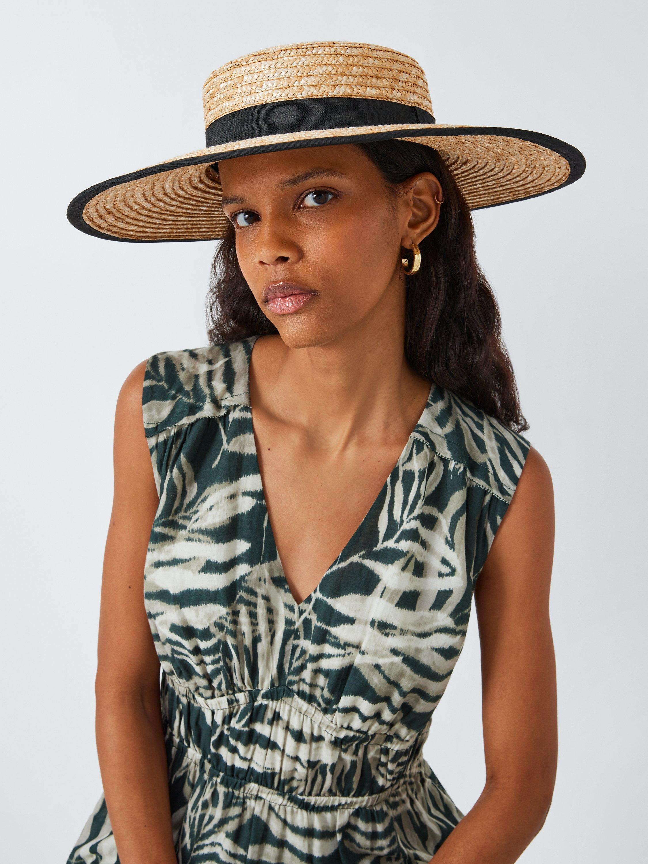 John Lewis Wide Brim Boater Hat