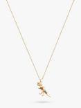 Coach Rexy Skeleton Pendant Necklace, Gold