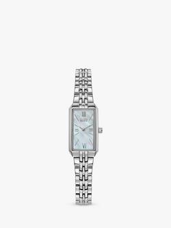 Citizen EG2691-57D Women's Eco-Drive Mother of Pearl Dial Bracelet Strap, Silver, Silver