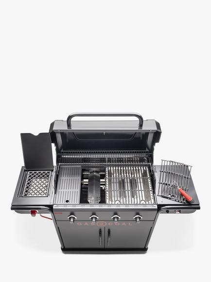 Char-Broil Gas2Coal Special Edition 4-Burner Gas & Charcoal Hybrid BBQ - view 2, Black