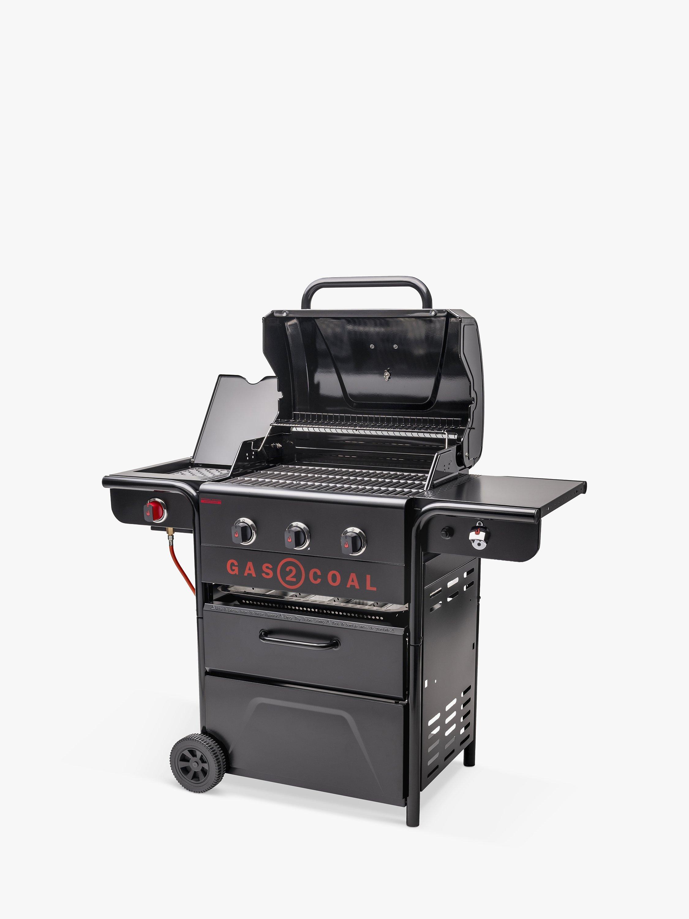 Char Broil Gas2Coal Special Edition 3 Burner Gas Charcoal Hybrid BBQ