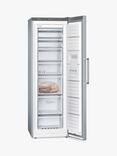 Siemens iQ300 GS36NVIEV Freestanding Freezer, Silver