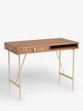 John Lewis Harvard Compact Desk, Walnut