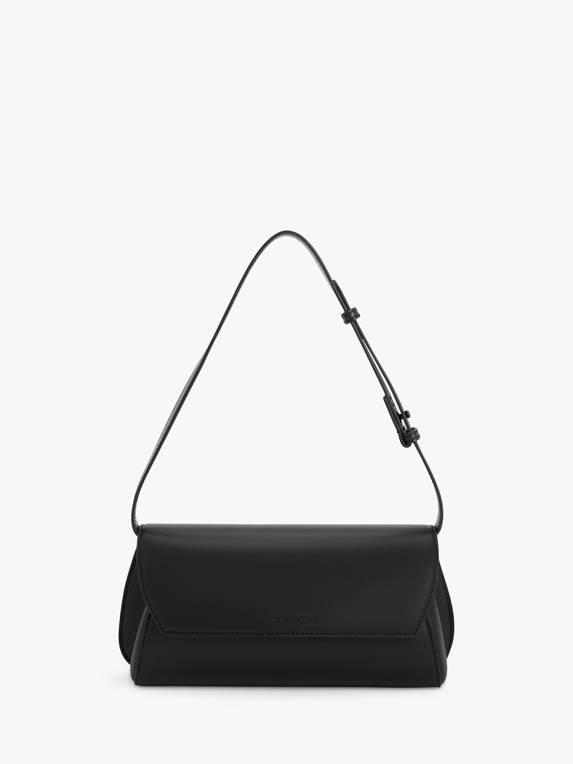 CHARLES & KEITH Cassiopeia Shoulder Bag, Black