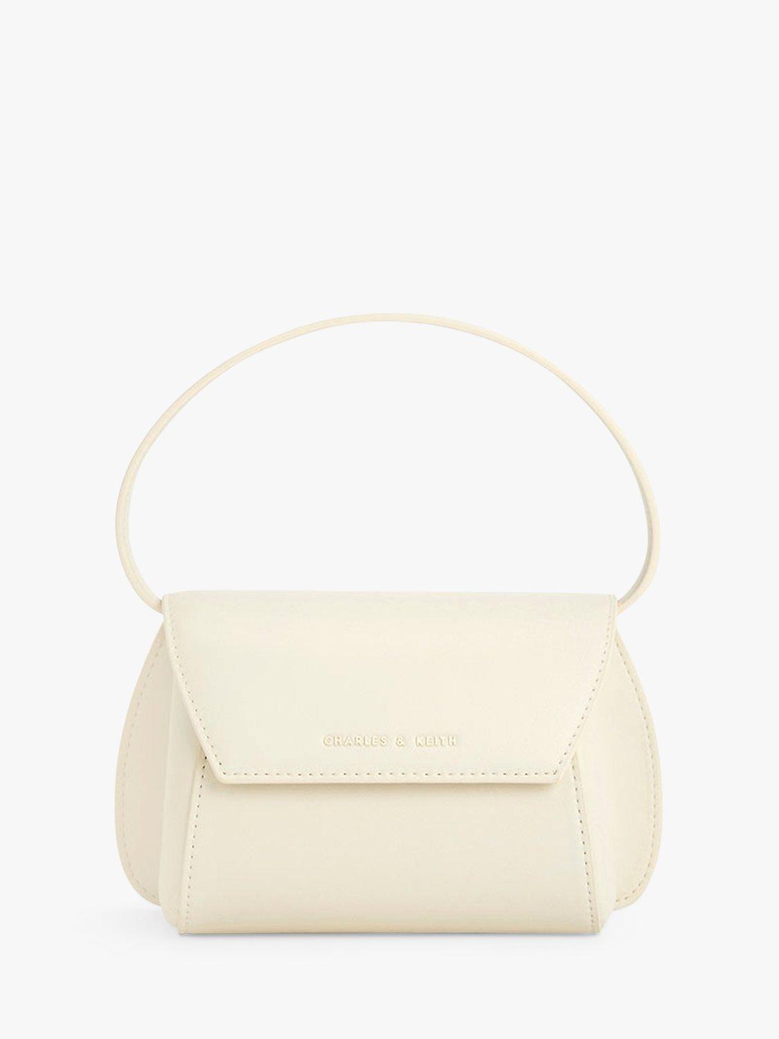 CHARLES & KEITH Cassiopeia Mini Cross Body Bag, Cream