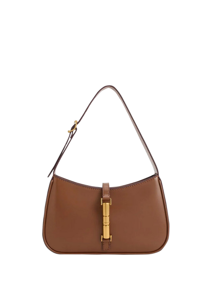 CHARLES & KEITH Cesia Shoulder Bag, Chocolate