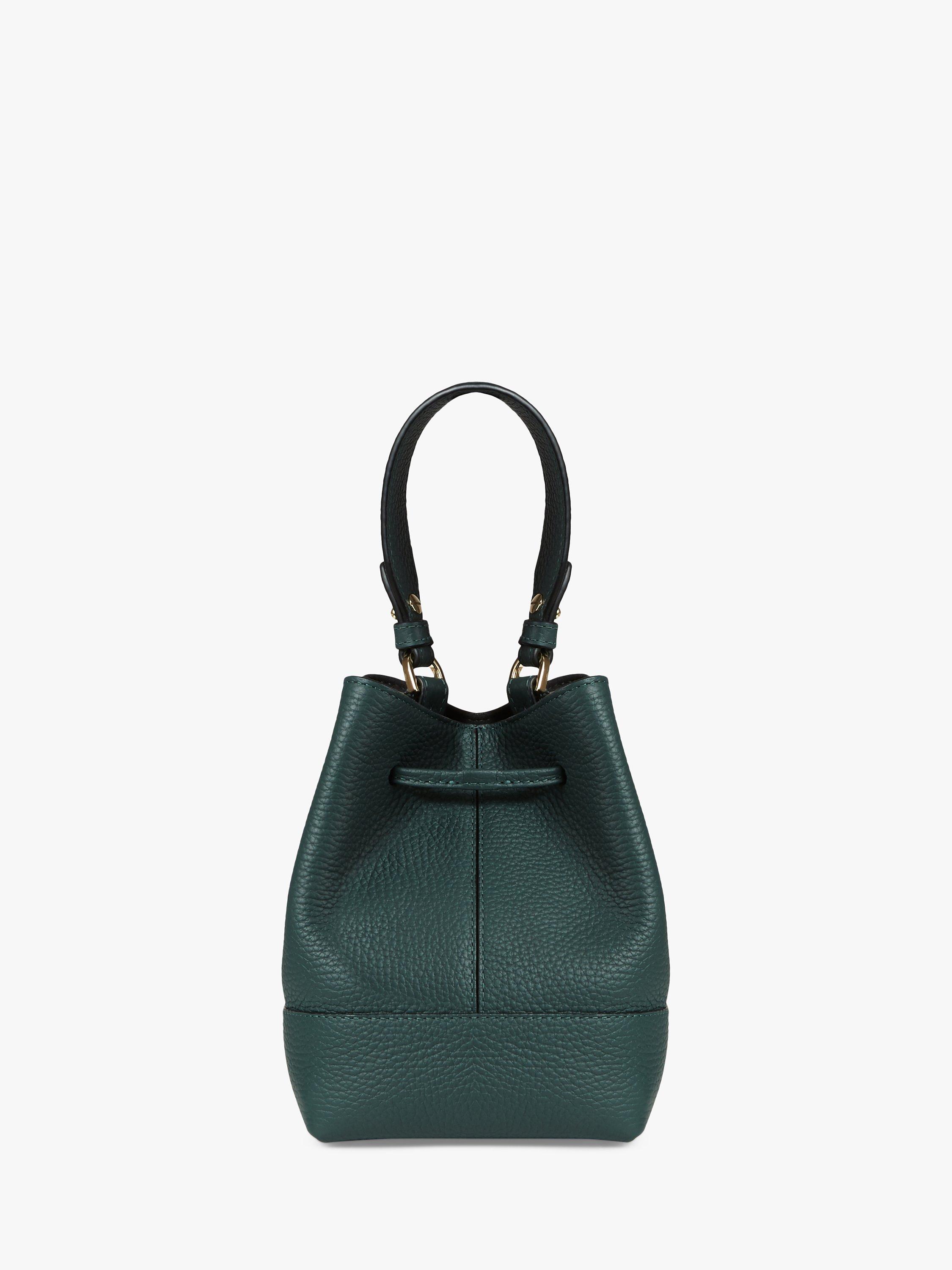 Product image 3 of 5, which shows Strathberry Lana Osette Handbag, Bottle Green