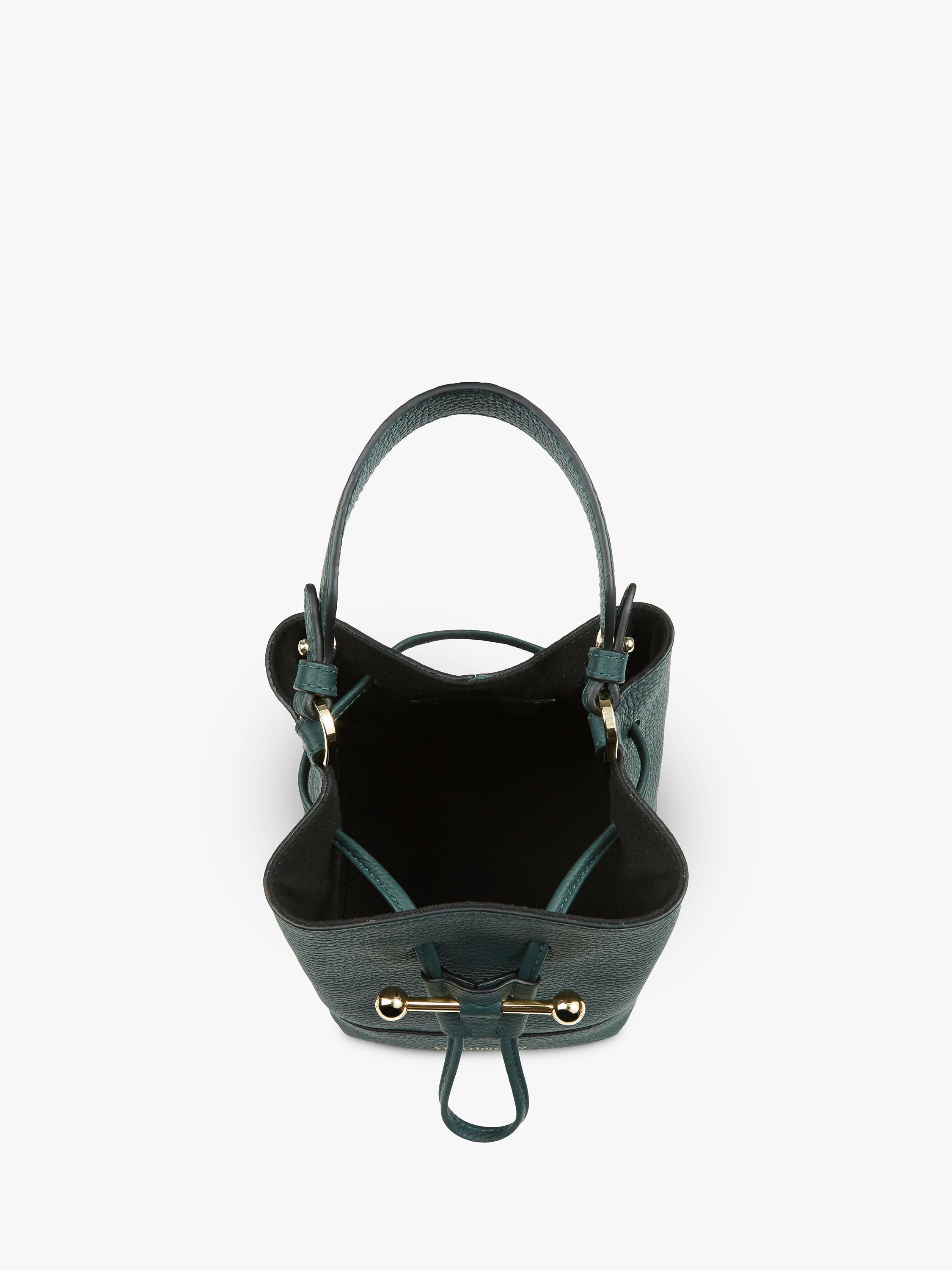 Product image 4 of 5, which shows Strathberry Lana Osette Handbag, Bottle Green