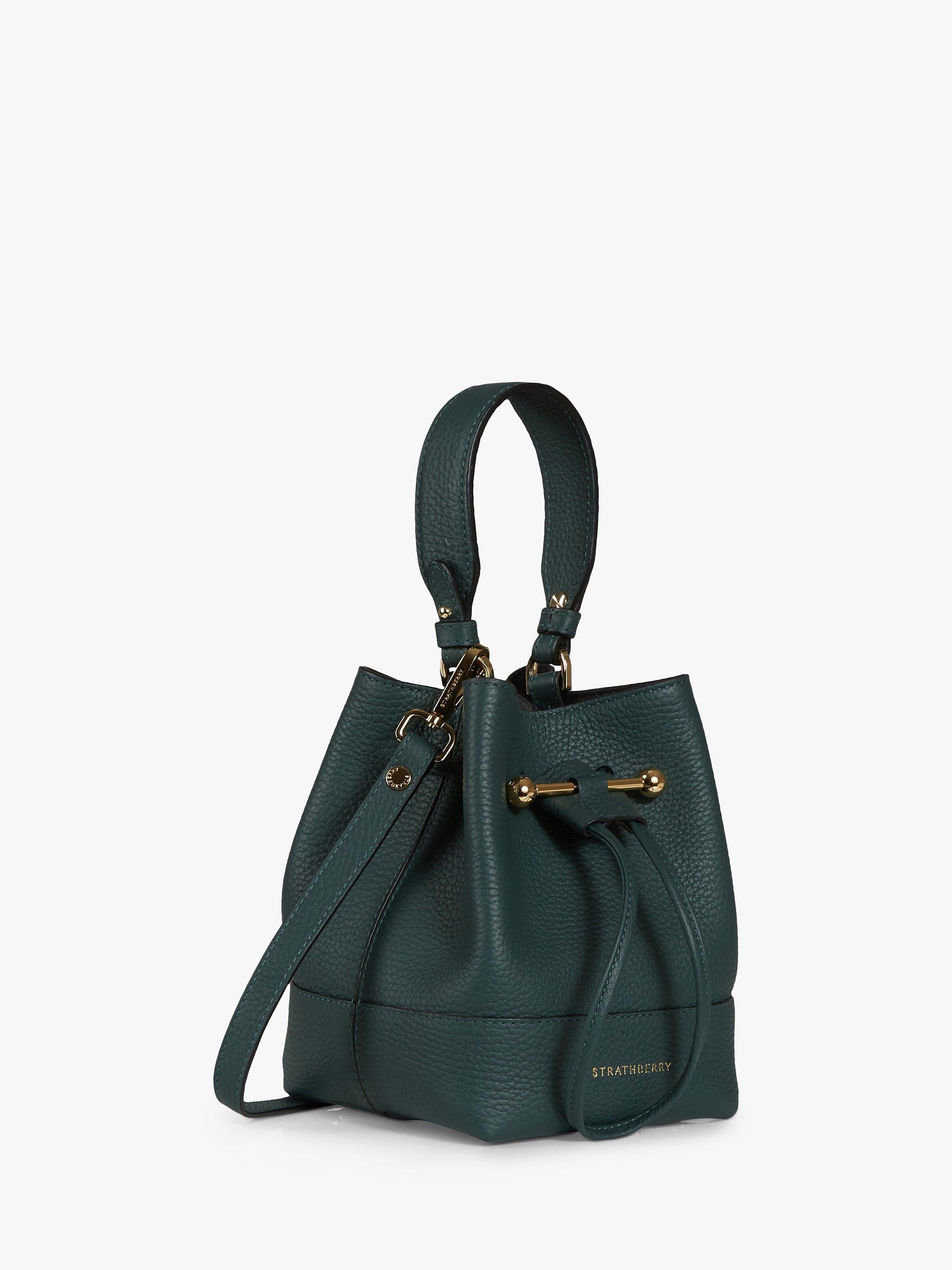 Product image 5 of 5, which shows Strathberry Lana Osette Handbag, Bottle Green