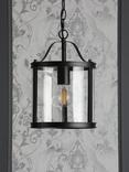 Laura Ashley Harrington Pendant Ceiling Light, Black