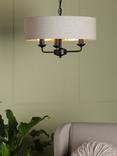 Laura Ashley Sorrento 3 Arm Ceiling Light, Natural