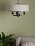 Laura Ashley Sorrento 3 Arm Ceiling Light, Natural