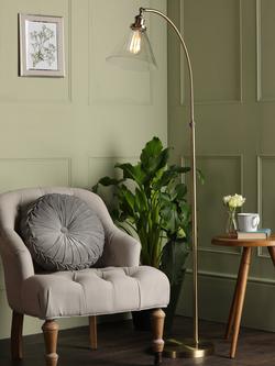 Laura Ashley Isaac Floor Lamp, Brass, Brass