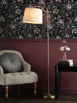 Laura Ashley Hemsley Task Floor Lamp, Gold, Gold