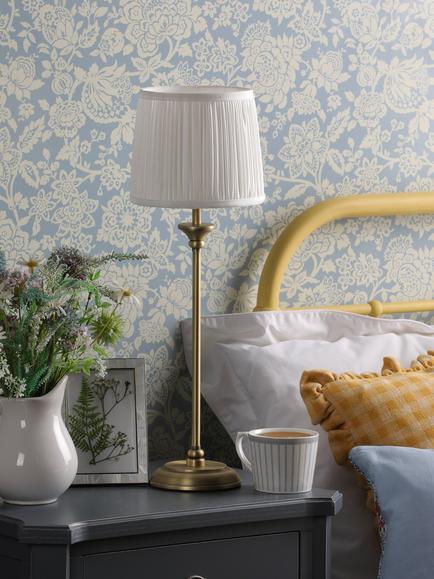 Laura Ashley Hemsley Touch Table Lamp, Brass - view 2, Brass