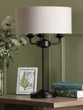 Laura Ashley Sorrento 3 Arm Table Lamp, Natural