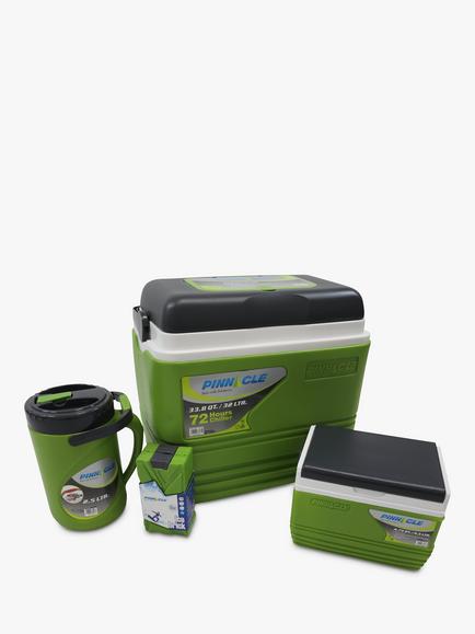 Vango Pinnacle 32L 5 Piece Cool Box, Green