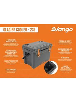 Vango Cooler Box, 23L - view 2, Grey