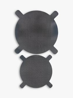 NoStik Non-Stick Splatter Guard, Pack of 2, Black