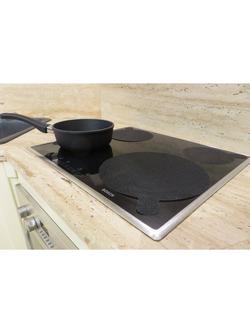 NoStik Non-Stick Induction Hob Protector, Pack of 4, 24cm - view 2, Black