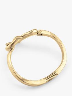 UNOde50 Loved Collection Heart Bangle - view 2, Gold