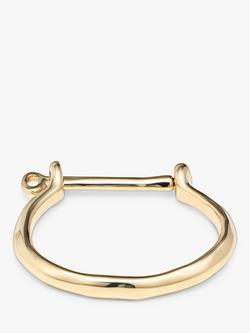 UNOde50 Horseshoe Bangle, Gold, Gold